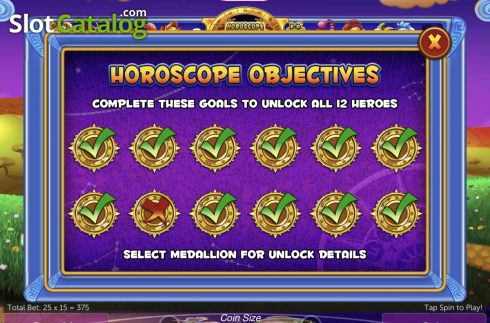 Οθόνη3. Horoscope Heroes Κουλοχέρης
