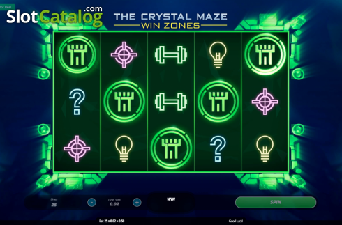 Οθόνη2. The Crystal Maze Win Zones Κουλοχέρης