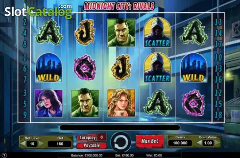 Οθόνη2. Midnight City: Rivals Κουλοχέρης