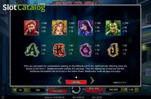 Οθόνη6. Midnight City: Rivals Κουλοχέρης