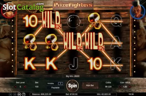 Οθόνη4. Prize Fighters Κουλοχέρης