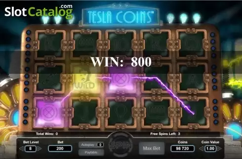 Οθόνη6. Tesla Coins Κουλοχέρης