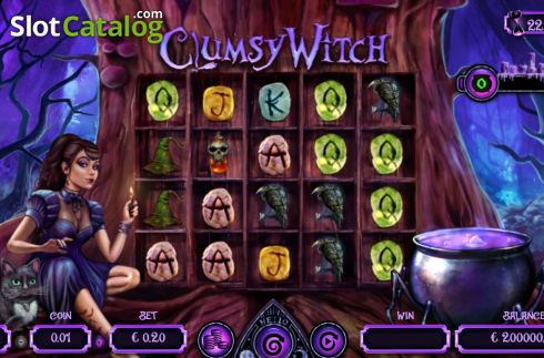 Οθόνη3. Clumsy Witch Κουλοχέρης