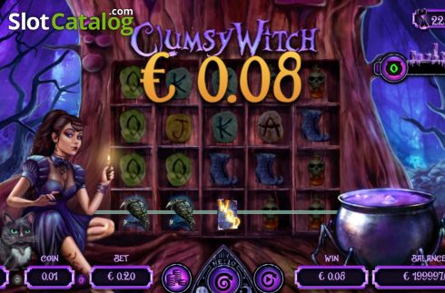 Οθόνη4. Clumsy Witch Κουλοχέρης