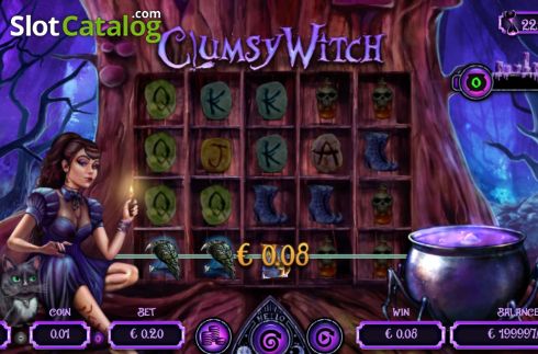 Οθόνη5. Clumsy Witch Κουλοχέρης