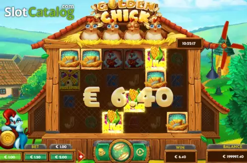 Οθόνη5. Golden Chick (Gaming Corps) Κουλοχέρης