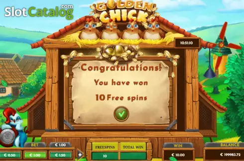 Οθόνη8. Golden Chick (Gaming Corps) Κουλοχέρης