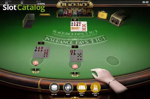 Οθόνη3. Blackjack Multihand (Gaming Corps) Κουλοχέρης