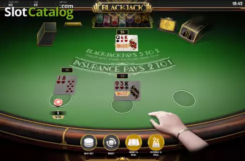 Οθόνη4. Blackjack Multihand (Gaming Corps) Κουλοχέρης