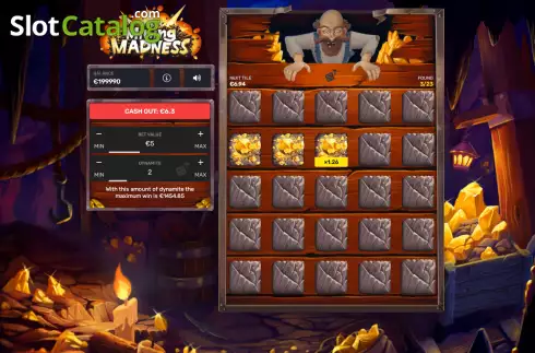 Οθόνη3. Mining Madness Κουλοχέρης 