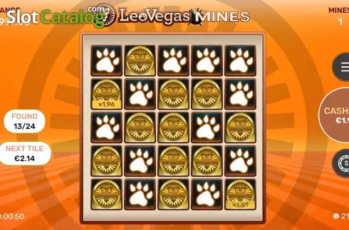Οθόνη3. LeoVegas Mines Κουλοχέρης