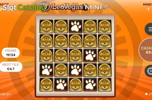 Οθόνη6. LeoVegas Mines Κουλοχέρης