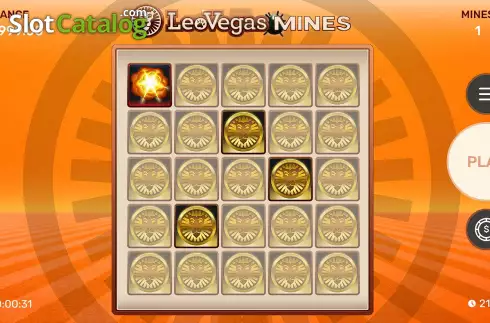 Οθόνη8. LeoVegas Mines Κουλοχέρης