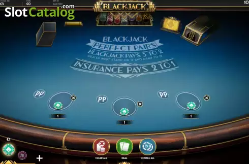 Οθόνη3. BlackJack MH Perfect Pairs Κουλοχέρης