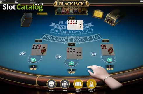 Οθόνη5. BlackJack MH Perfect Pairs Κουλοχέρης