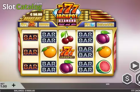 Οθόνη2. 777 Jackpot Diamond Κουλοχέρης