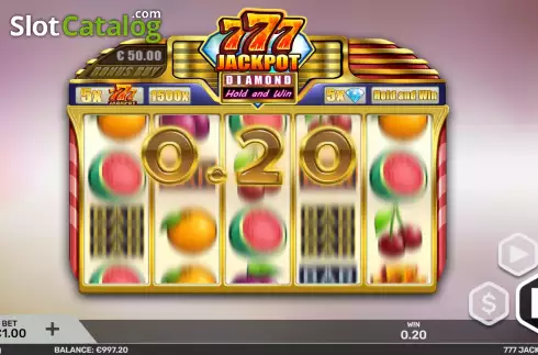 Οθόνη3. 777 Jackpot Diamond Κουλοχέρης