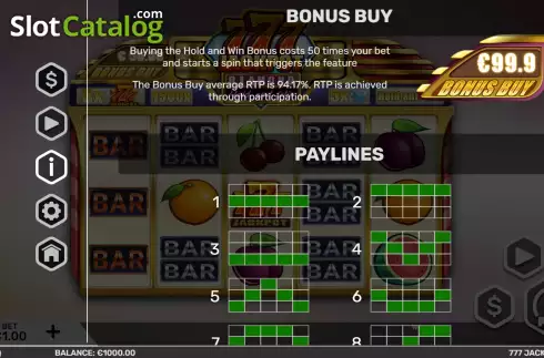 Οθόνη9. 777 Jackpot Diamond Κουλοχέρης