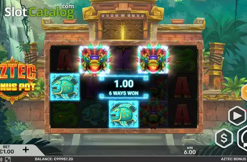 Οθόνη4. Aztec Bonus Pot Κουλοχέρης