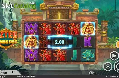 Οθόνη7. Aztec Bonus Pot Κουλοχέρης