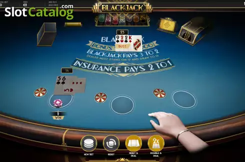 Οθόνη4. Blackjack Bonus Wheel 1000 Κουλοχέρης 