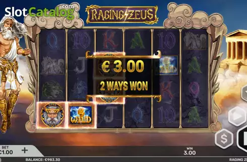 Οθόνη5. Raging Zeus Κουλοχέρης 