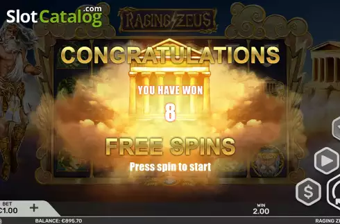 Οθόνη6. Raging Zeus Κουλοχέρης 