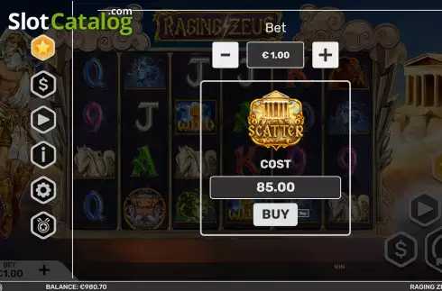 Οθόνη7. Raging Zeus Κουλοχέρης 