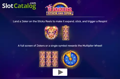 Οθόνη2. 9 Jokers Stick and Spin Κουλοχέρης