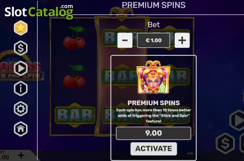 Οθόνη6. 9 Jokers Stick and Spin Κουλοχέρης