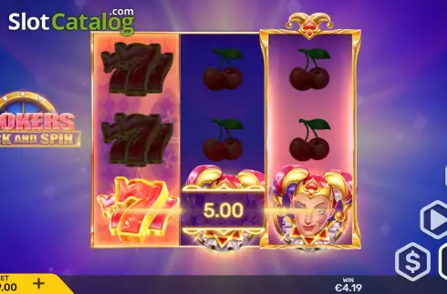 Οθόνη7. 9 Jokers Stick and Spin Κουλοχέρης