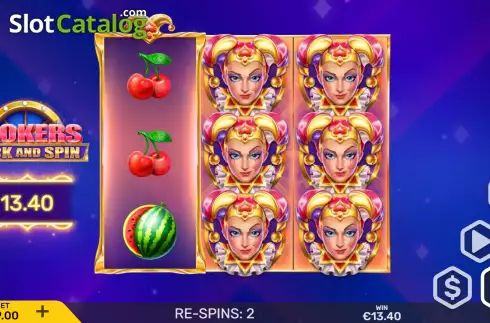 Οθόνη9. 9 Jokers Stick and Spin Κουλοχέρης