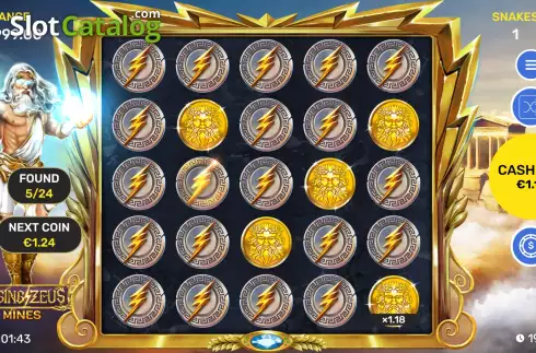 Οθόνη4. Raging Zeus Mines Κουλοχέρης