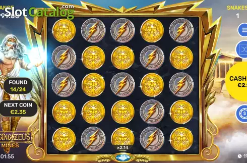 Οθόνη5. Raging Zeus Mines Κουλοχέρης
