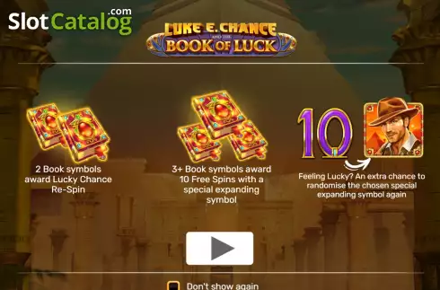 Οθόνη2. Luke E. Chance and the Book of Luck Κουλοχέρης