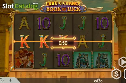 Οθόνη4. Luke E. Chance and the Book of Luck Κουλοχέρης