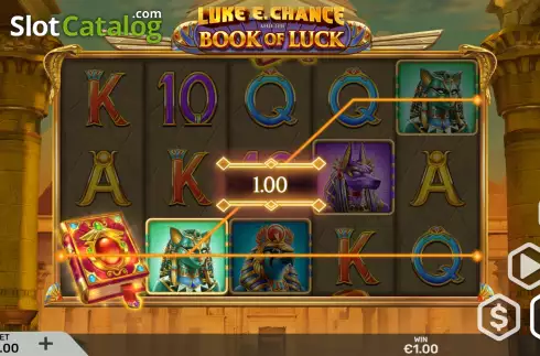 Οθόνη5. Luke E. Chance and the Book of Luck Κουλοχέρης