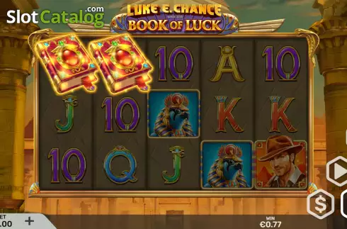 Οθόνη6. Luke E. Chance and the Book of Luck Κουλοχέρης