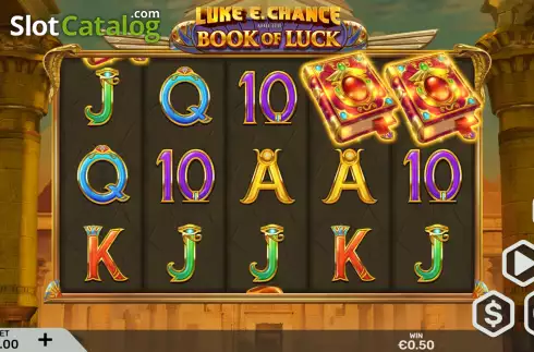 Οθόνη8. Luke E. Chance and the Book of Luck Κουλοχέρης