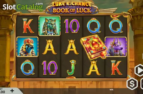 Οθόνη3. Luke E. Chance and the Book of Luck Κουλοχέρης
