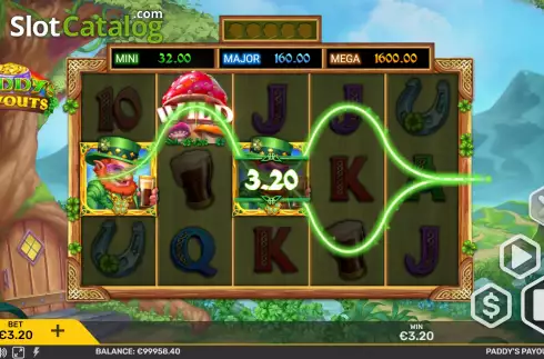 Οθόνη4. Paddy's Payouts Κουλοχέρης