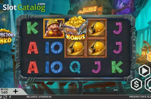 Οθόνη2. Prospector's Plinko Κουλοχέρης