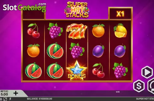 Οθόνη2. Super Hot Stacks Κουλοχέρης