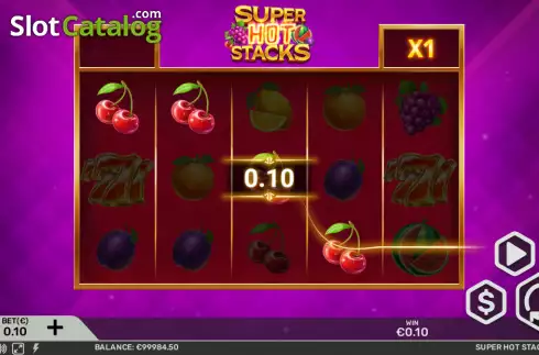 Οθόνη4. Super Hot Stacks Κουλοχέρης