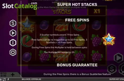 Οθόνη7. Super Hot Stacks Κουλοχέρης