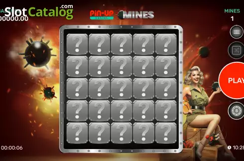 Οθόνη2. Pin-Up Mines Κουλοχέρης