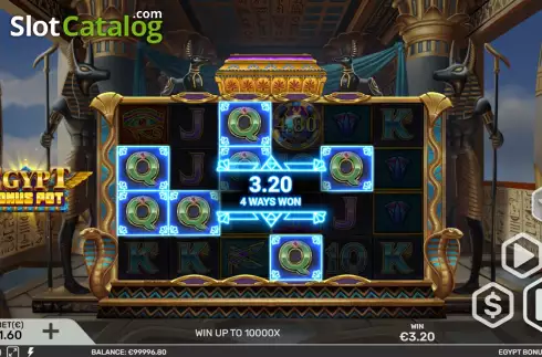 Οθόνη3. Egypt Bonus Pot Κουλοχέρης