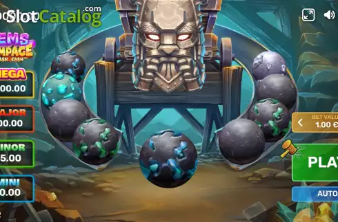 Οθόνη2. Gems Rampage Κουλοχέρης