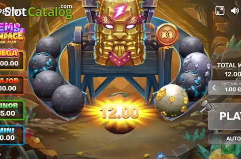 Οθόνη3. Gems Rampage Κουλοχέρης