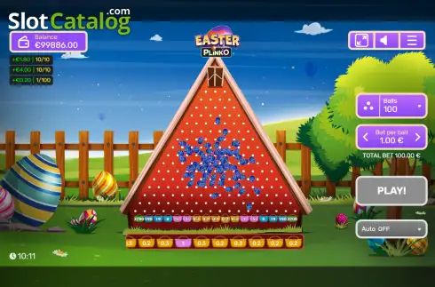 Οθόνη3. Easter Plinko Κουλοχέρης